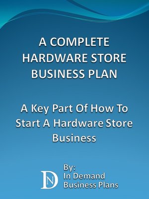 hardware store business plan sample